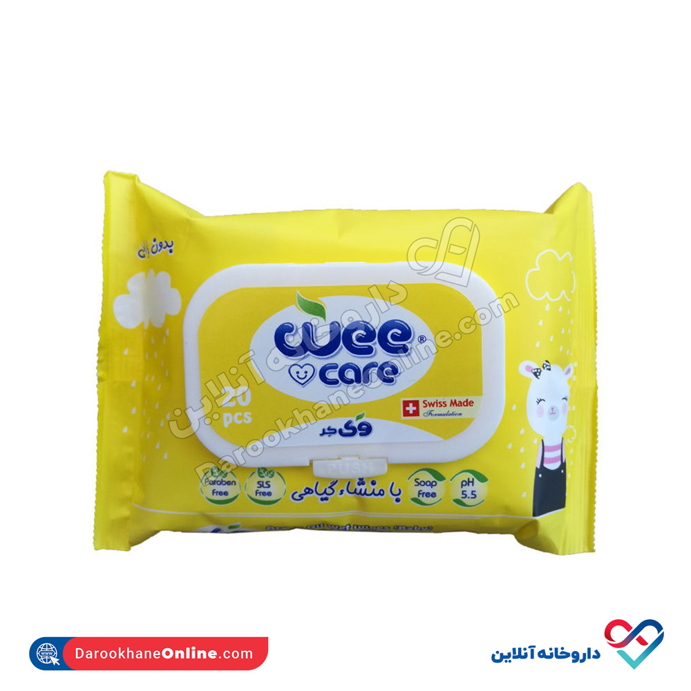Wee-care-Argan-oil-Baby-Wipes-72-Pcs.jpg دستمال مرطوب حاوی روغن آرگان وی کر 72 عددی - Image 1